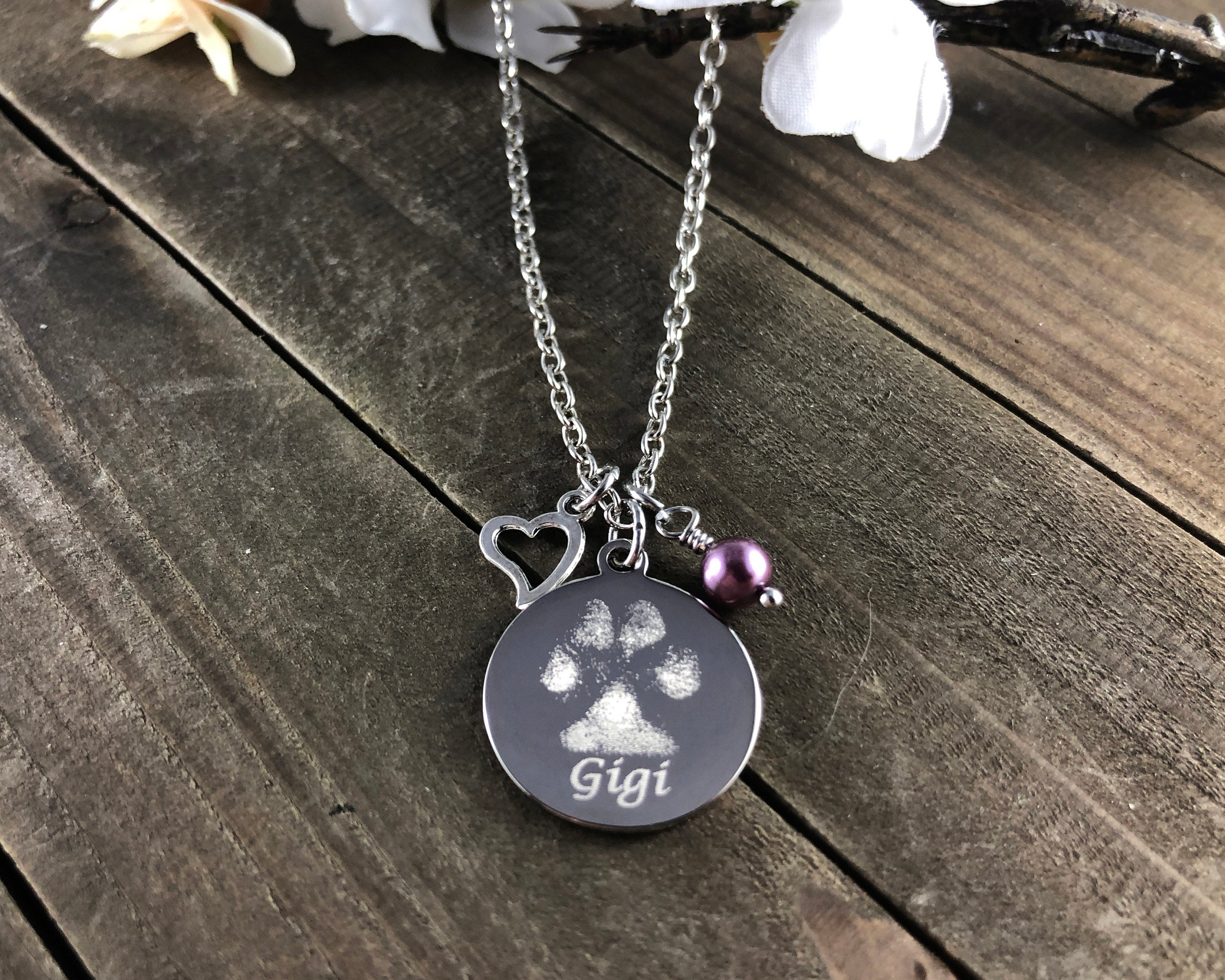 Paw print necklace canada deals